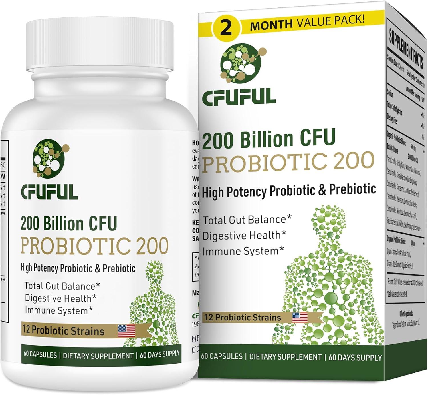 Probiotics for Women & Men: 200B CFU Tested vs. Gut Health Benefits