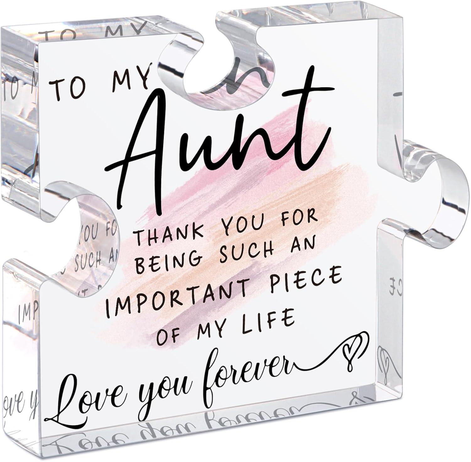 Surprising: Acrylic Puzzle-Shaped Desk Deco vs. Classic Gift Boxes for Aunt's Occasions