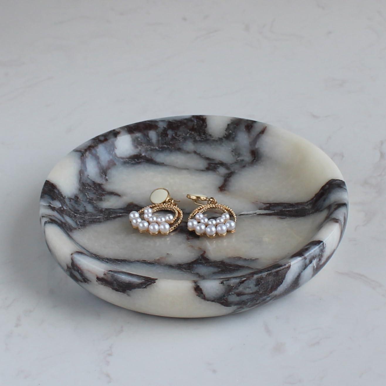 Calacatta Viola Marble (5.5) vs. Secure Trinket Dish: Surprising Elegance for Trendy Storage