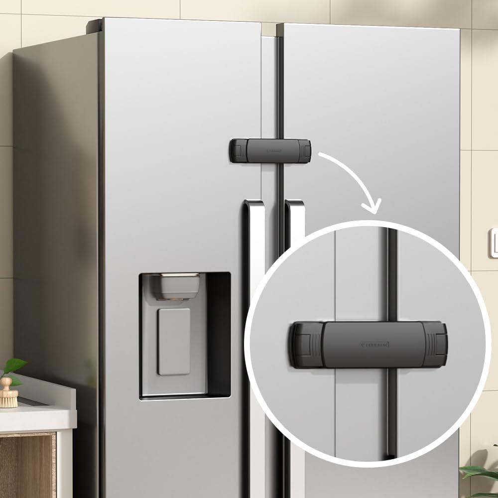 EUDEMON Fridge Locks Showdown: Two Door Gap Distance Tested for Kids' Safety