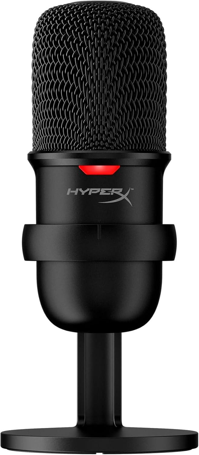 HyperX SoloCast Tested: Tap-to-Mute, Black, Cardioid for Streamers' Multi-Platform Win