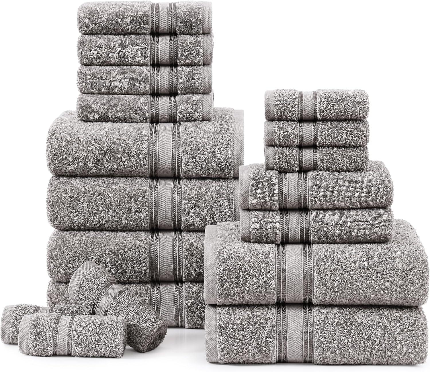 Bathroom Towel Set Tested - Zero-Twist, Quick-Dry, Super Soft, Highly Absorbent (Hotel Quality at Home)