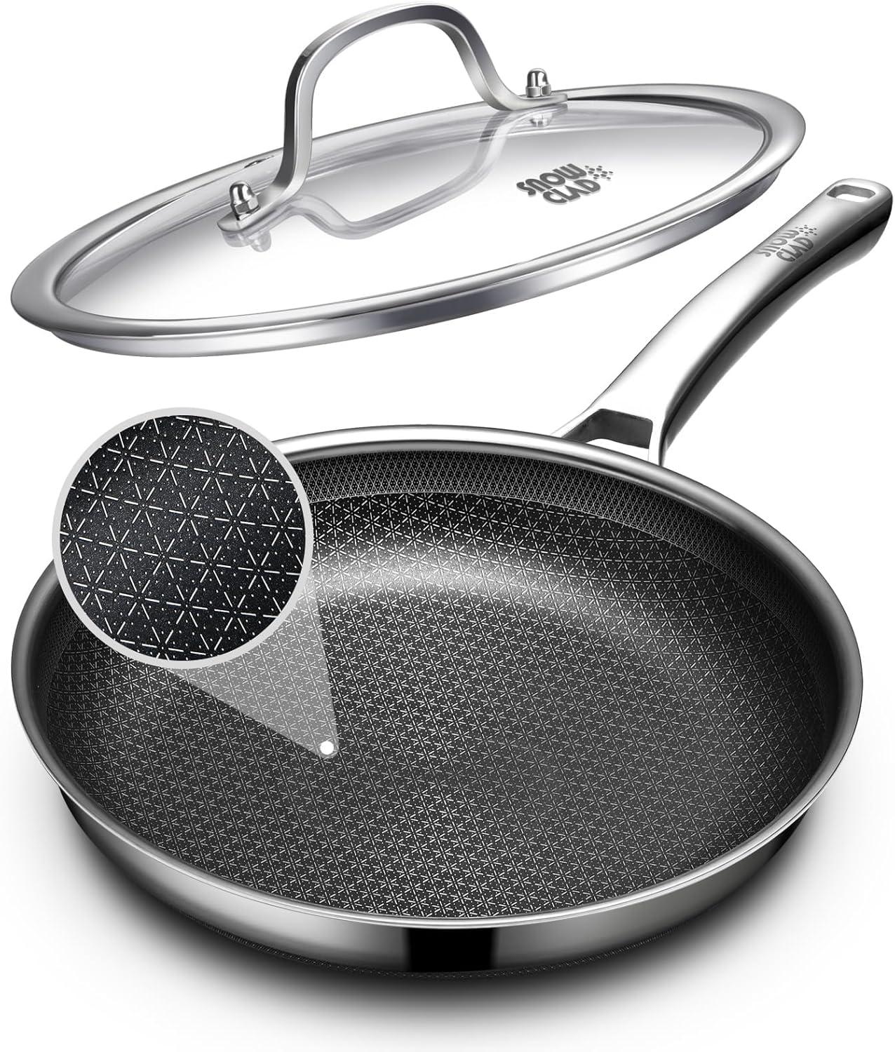 Nonstick Lid, Hybrid, Stainless, Dishwasher-Safe: PFOA-Free Cookware Showdown