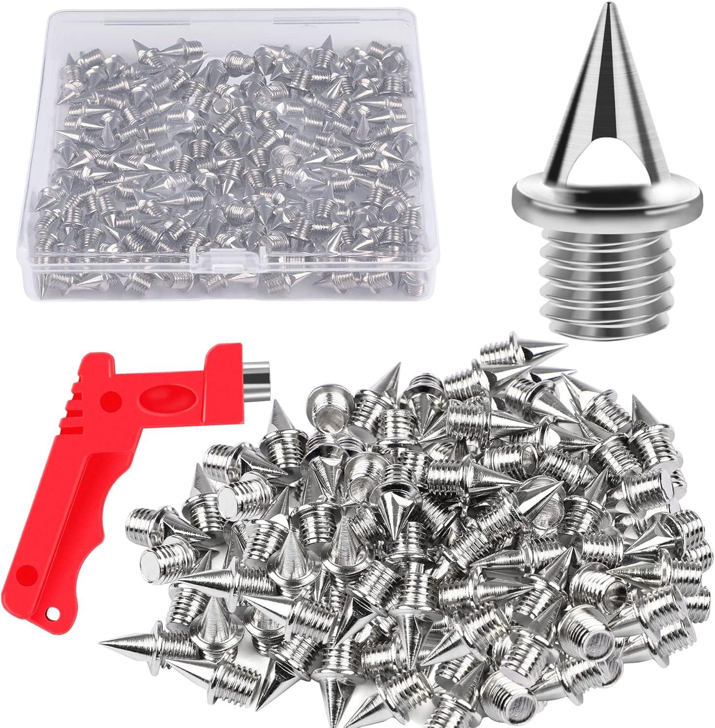 Tested 120PCS Spikes with Wrench - 3x Longer Durability, Breathable Lightweight for Track & Field