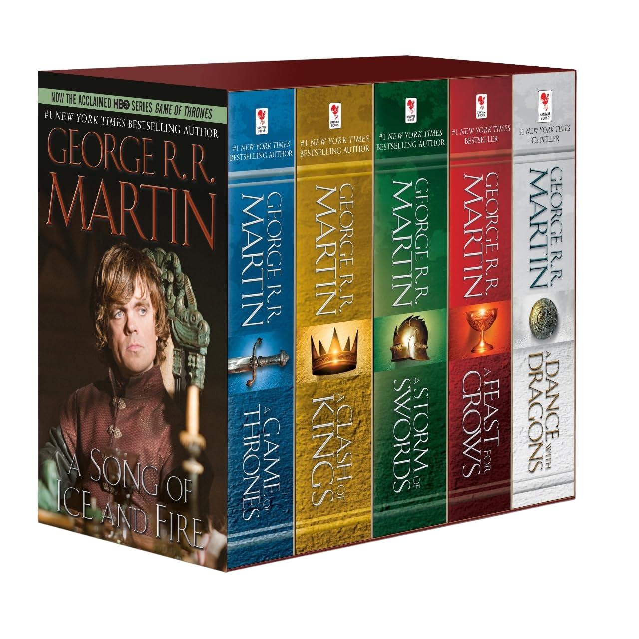 George R. R. Martin's A Game of Thrones 5-Book Boxed Set (Collectible Editions) vs. E-Book: Surprising Insight for 2023 Readers?