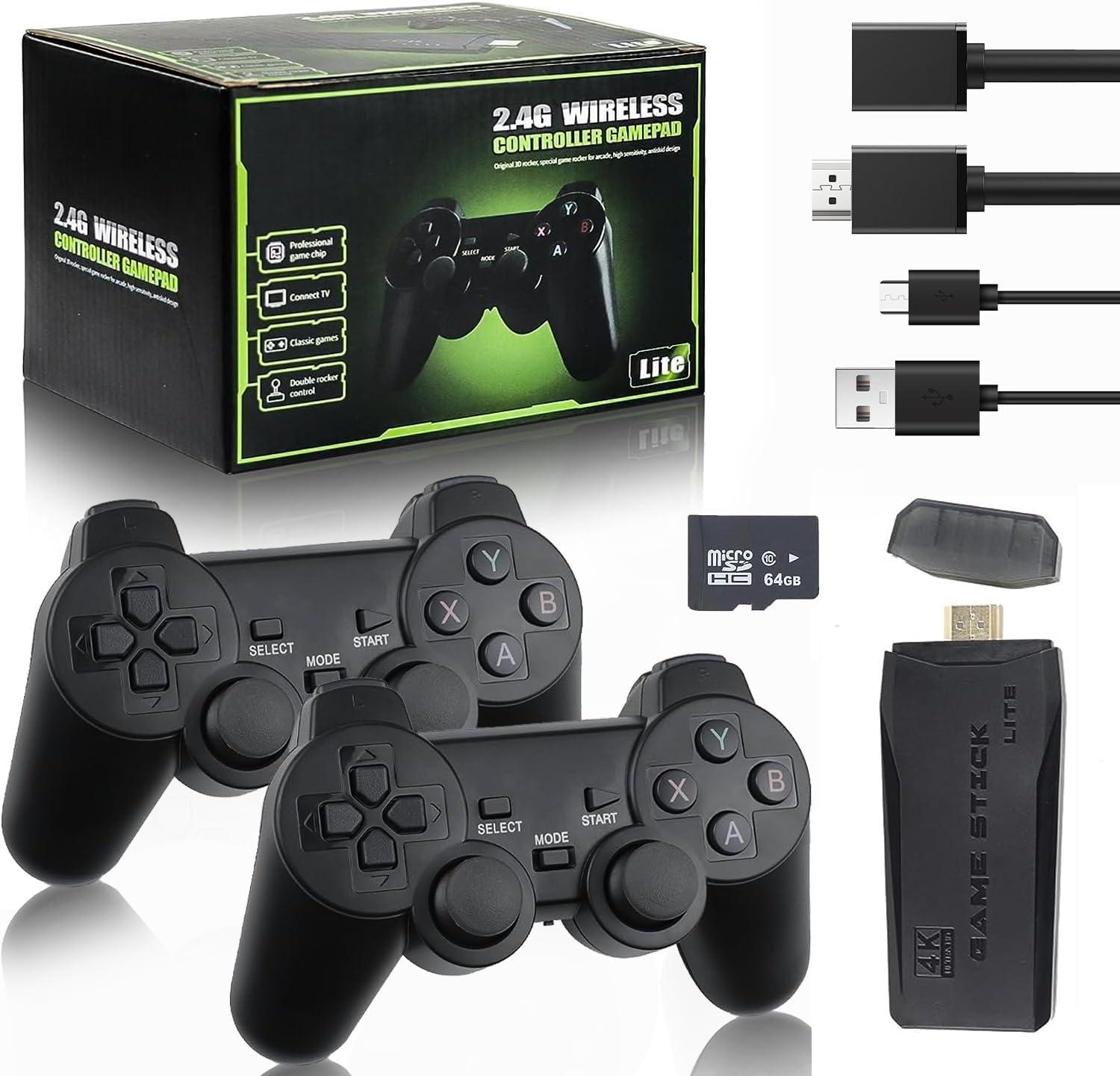 Surprising Showdown: Retro Console (40k Games) vs Game Stick (23 Emulators) - 4K, 64GB