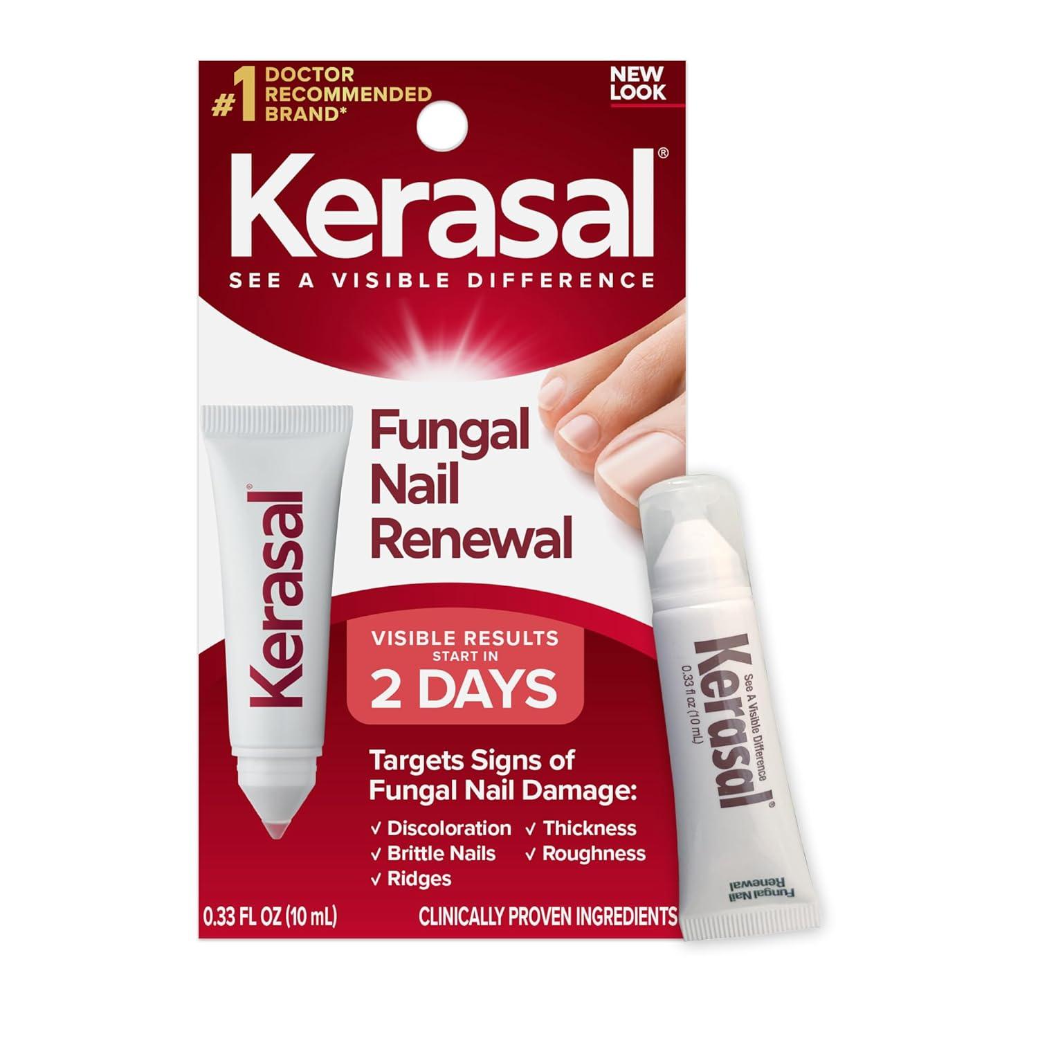 Nail Care Showdown: Kerasal Dual Action, UreaBlend, 25% Acid Tested for Fungal Damage