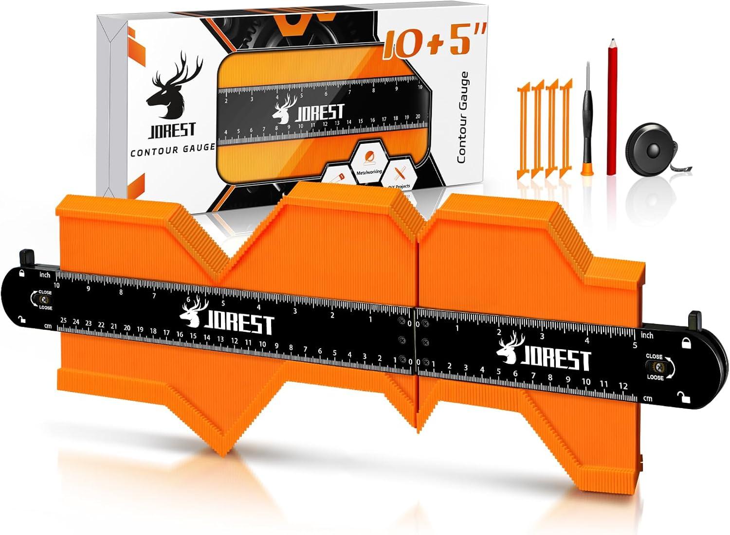 Jorest's 10+5-Inch Connectable Gauge vs. Template Tool: Surprising Scribing & Tile Fit for Dad's Gift Pick