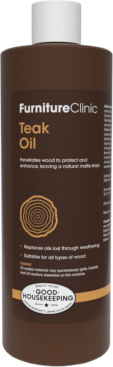 Furniture Clinic Teak Oil Showdown: Natural Matte & Drying Prevention