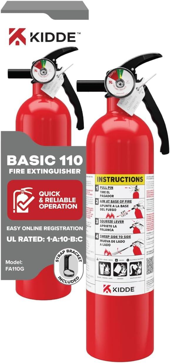 Tested: Kidde 1A10BC Fire Extinguisher vs Compact Design... for Home Use