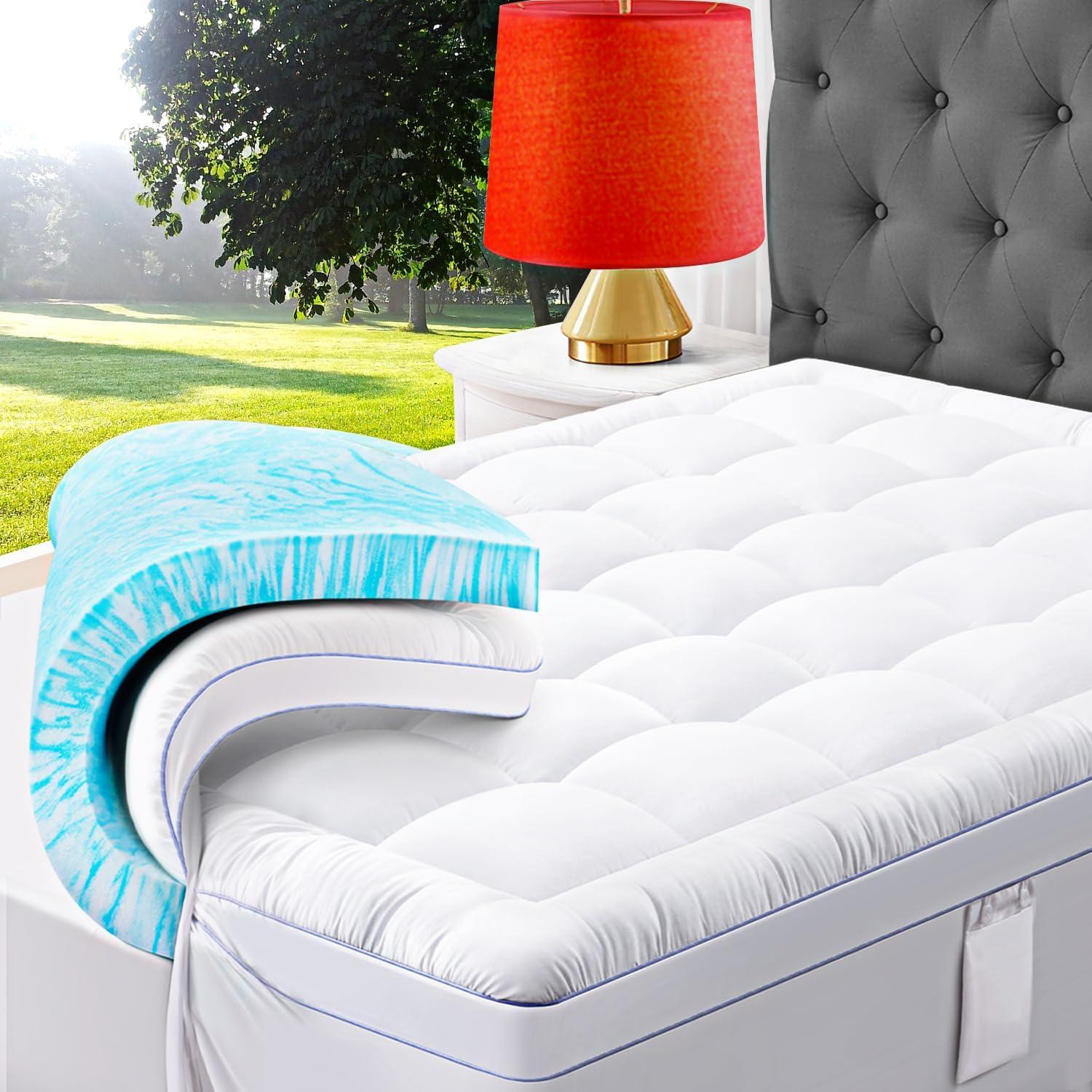 Showdown: Dual Layer Foam vs. Down Pillowtop with Bedside Pocket... Tested for Back Pain Support