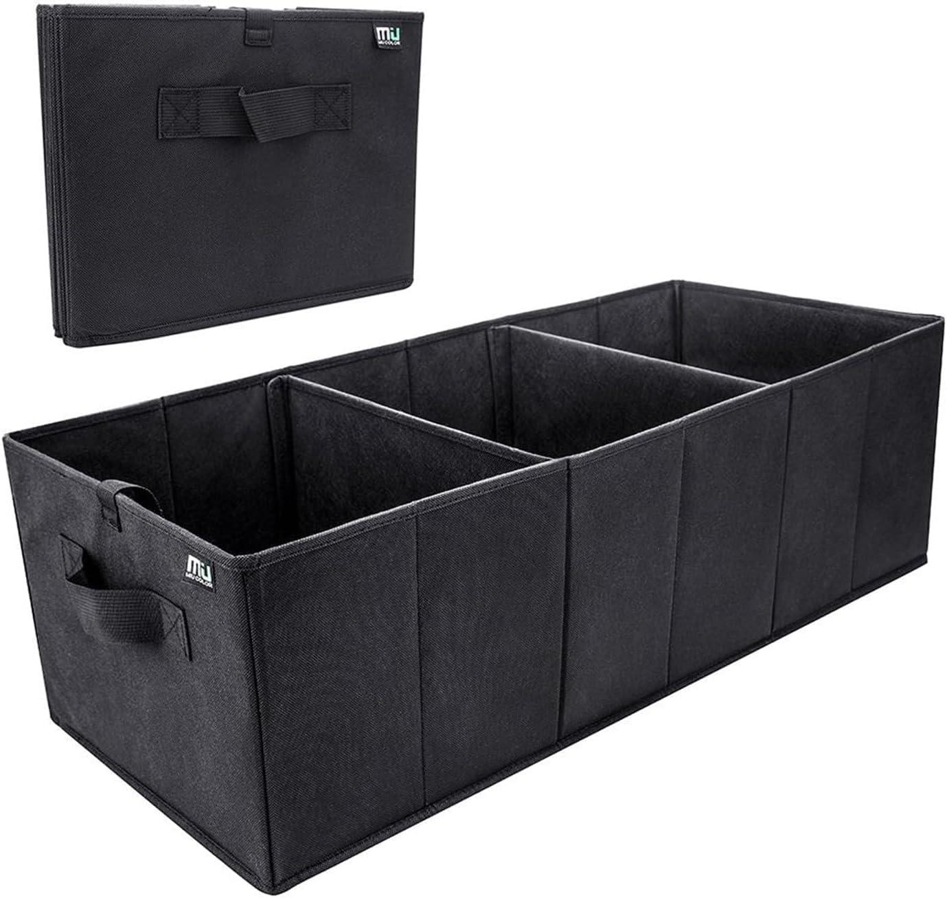 Showdown: Non-Slip Bottom & 3-Compartment Trunk Organizer for Car Storage-Tested for Real Use
