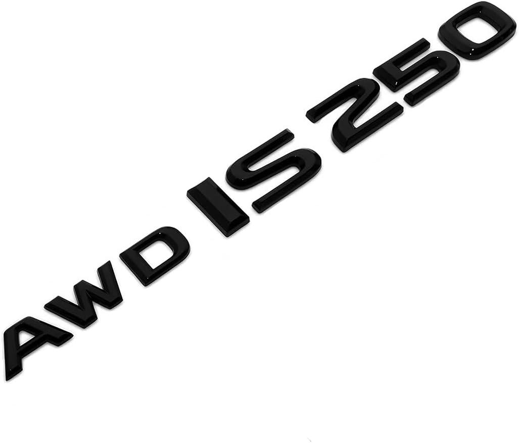 Gloss Black vs. 250 Letter Logo: Trunk Emblems Compared, Surprising AWD Compatibility