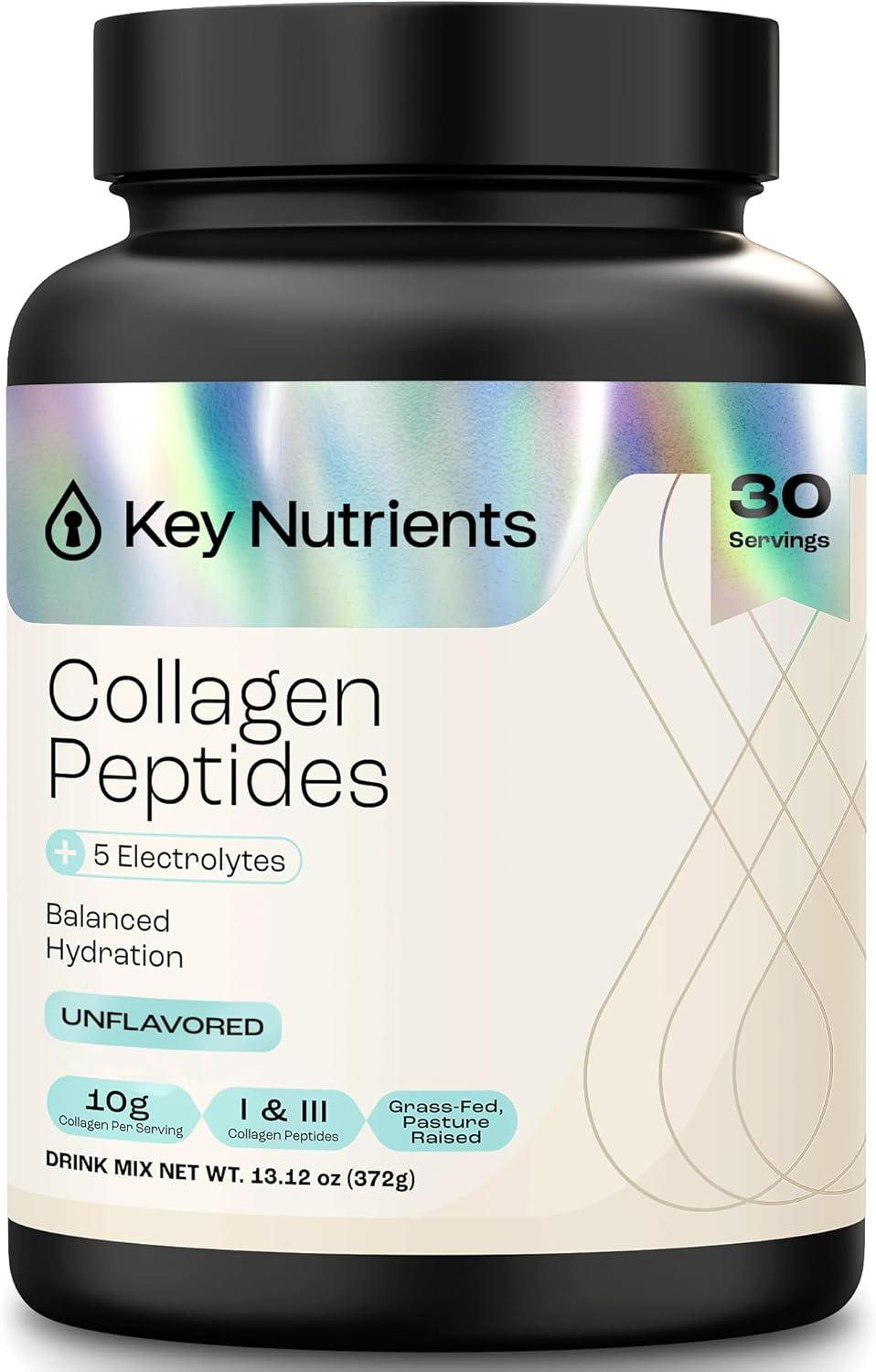 Surprising Collagen Showdown: Multi, Electrolytes, Key Nutrients - Women's Formulas (30 Servings)