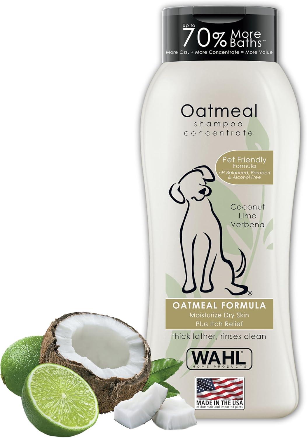 Wahl Pet Shampoo Showdown: Oatmeal Formula Tested, Pet Friendly for Dry Skin Relief