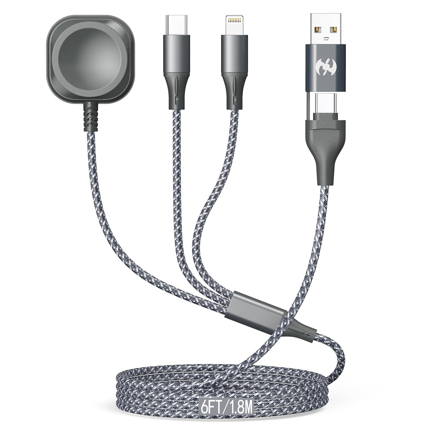 Multi Charging Cable Showdown: 6FT Braided vs Wireless - Tested for 3-in-1 Convenience