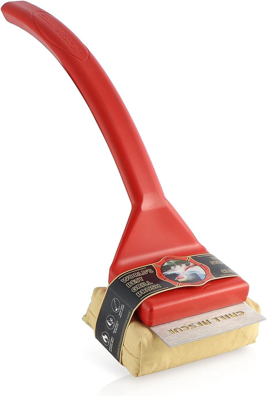 Grill Rescue BBQ Bristle-Free Head vs. Durable Tools for Cast Iron Grates-Surprising Eco Edge