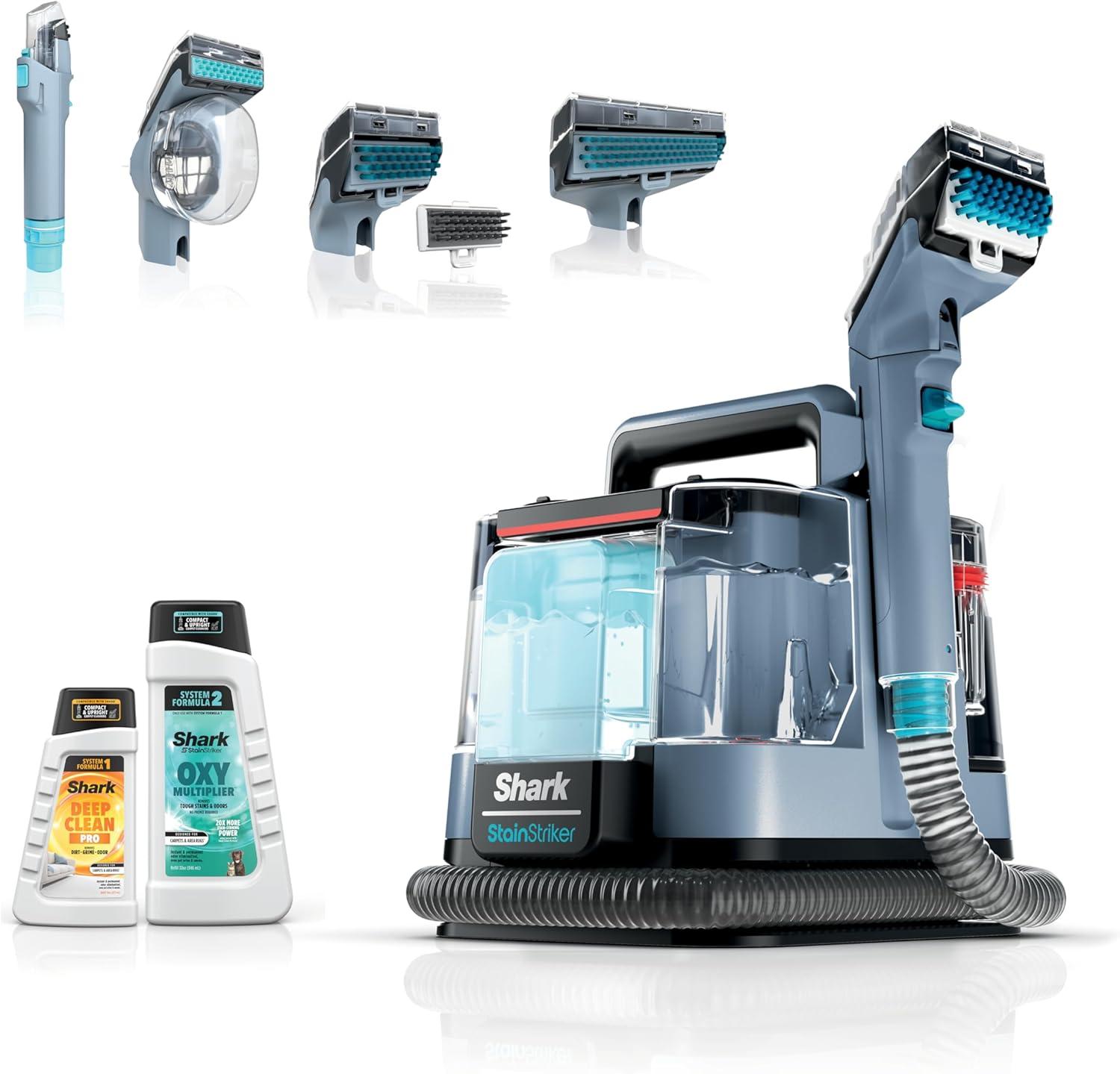 Shark StainStriker Showdown: 4 Tools, XL Tool, Full-Size Solution, Surprising Stain Removal for Car Interiors