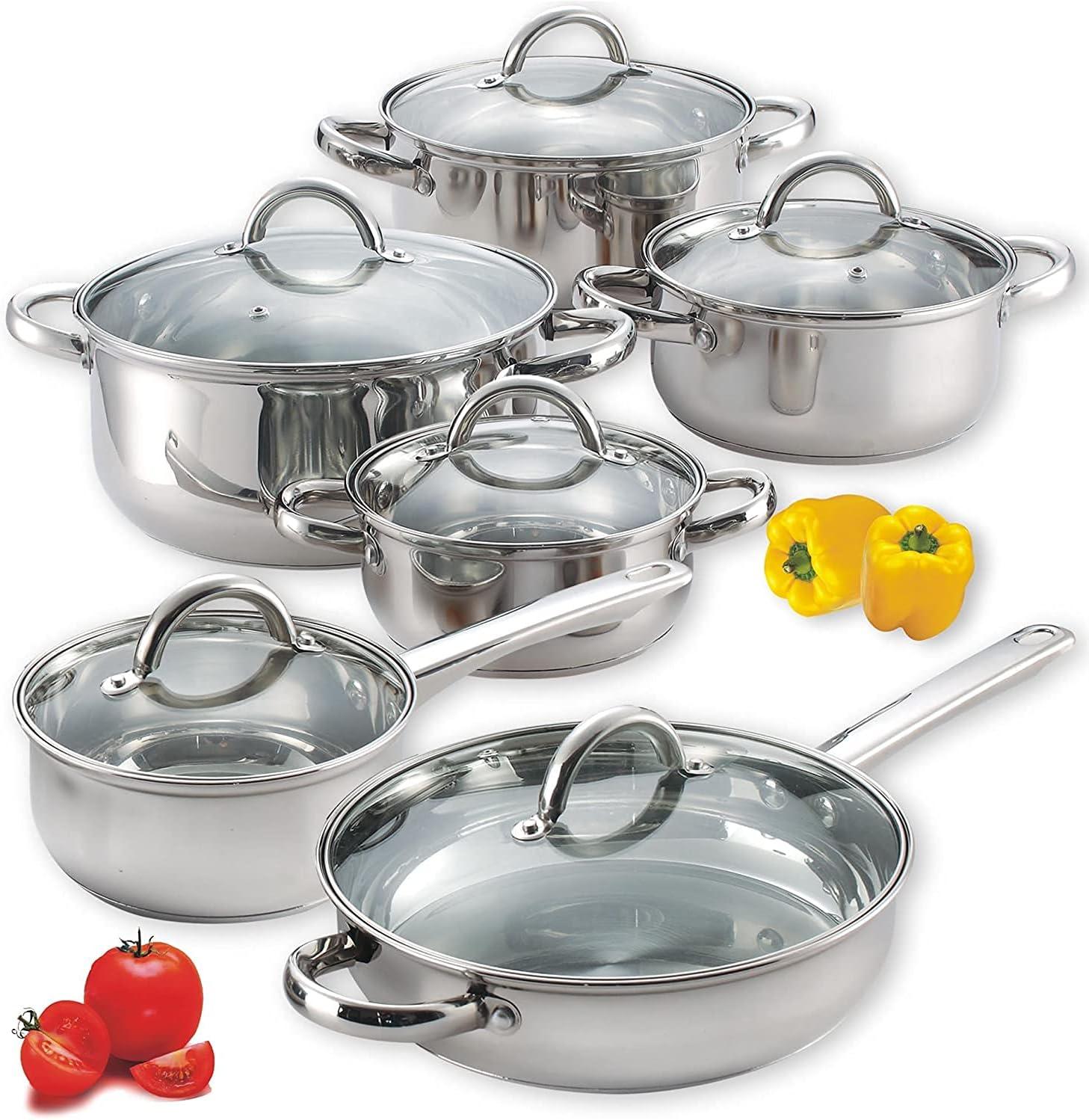 Cookware Showdown: 12-Piece Sets Compared for Even Heat & Multifunctional Design