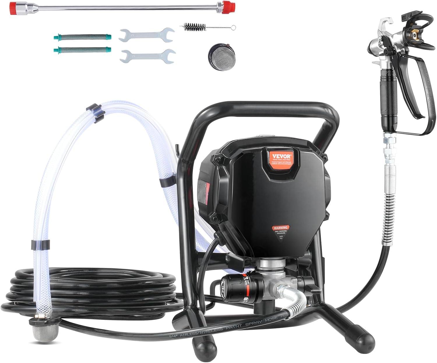 VEVOR 750W Stand vs. Handheld Sprayers: 3000PSI Power Meets Fine Finish (Home Projects)…