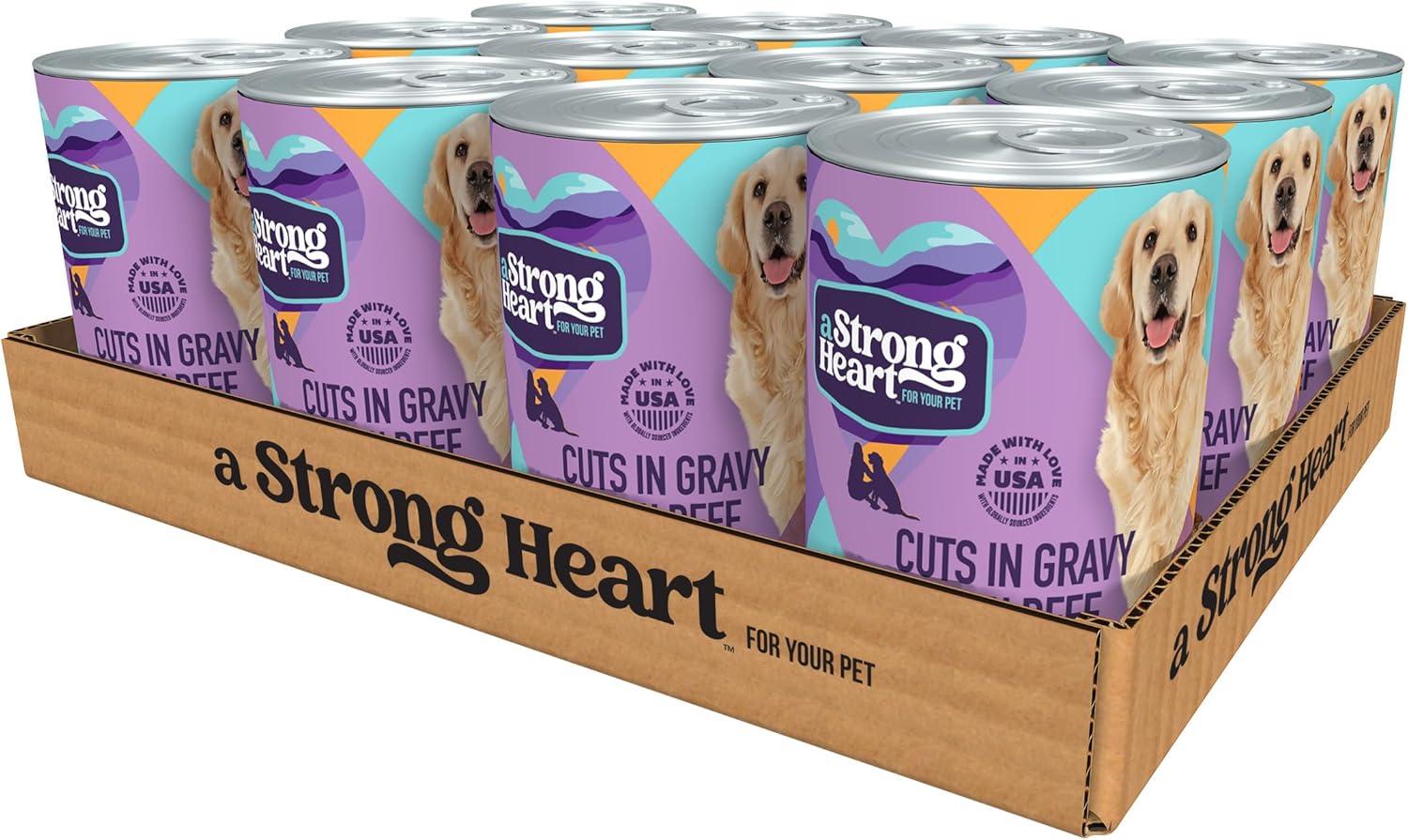 A Strong Heart Wet Dog Food Tested: Gravy Beef, US-Made