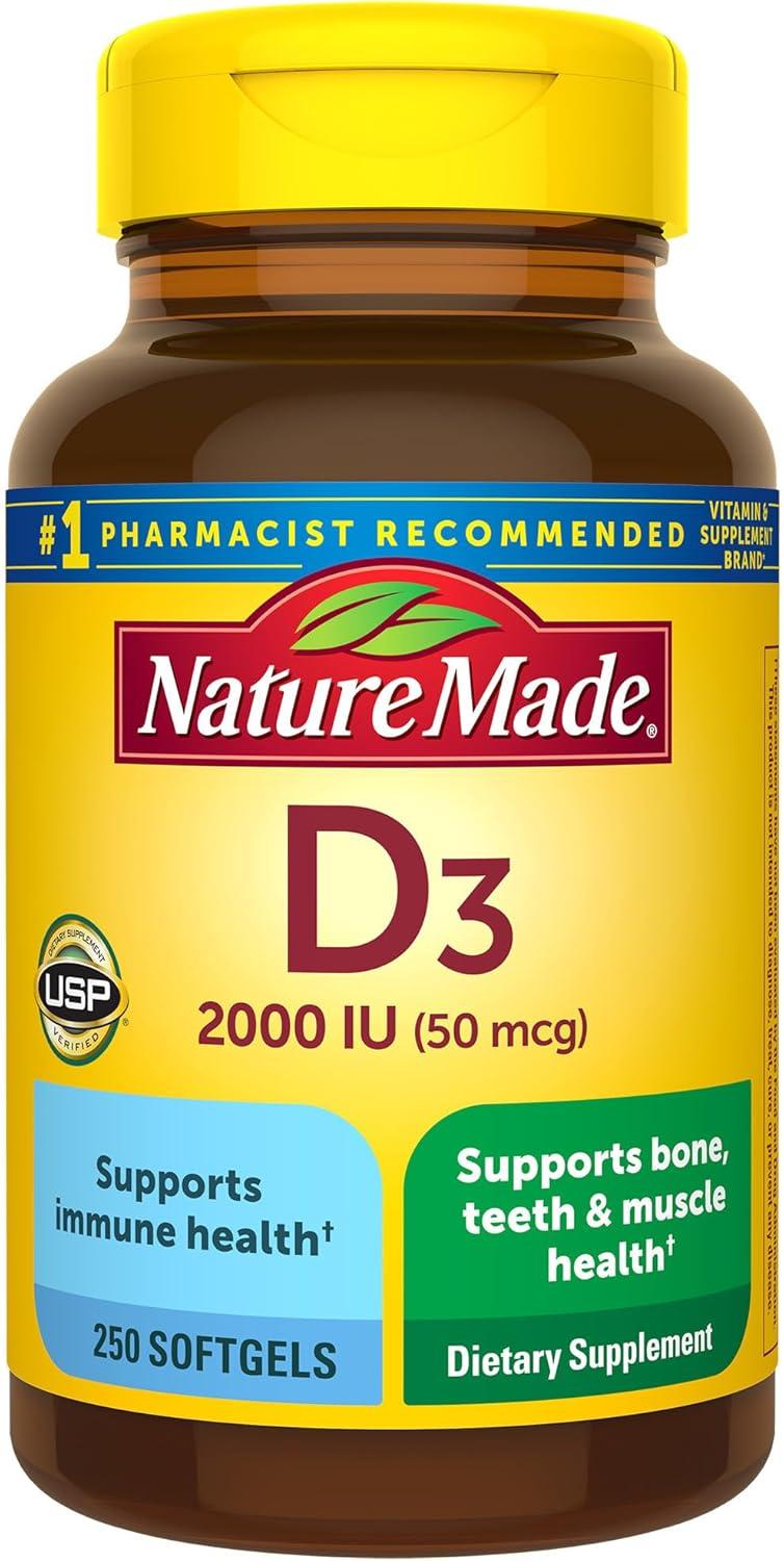 Vitamin D3 Showdown: Tested for Immune & Bone Health - GMP vs. Nature's Bounty