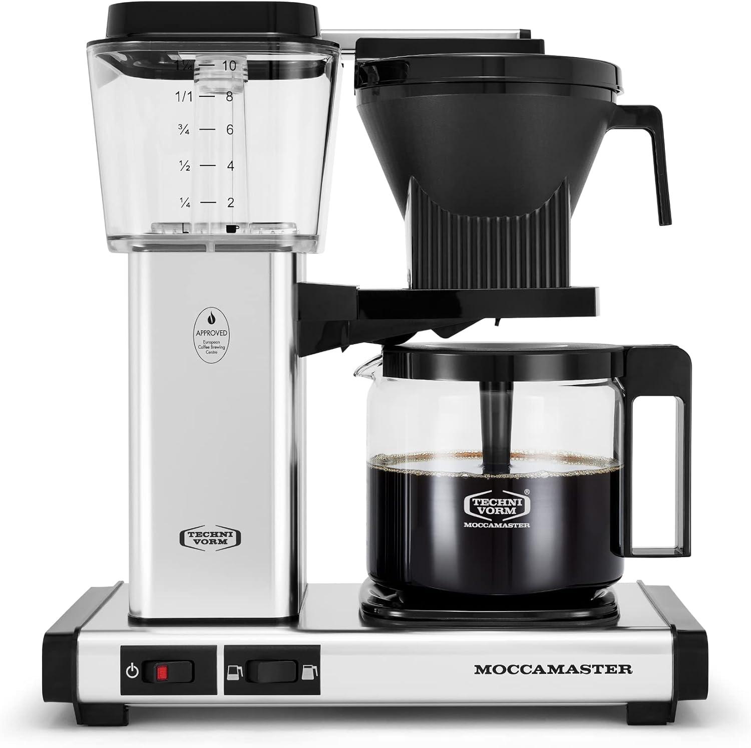 Polished Silver 40-Ounce Brew Tank Tested: Surprising Energy Efficiency in Coffee Makers