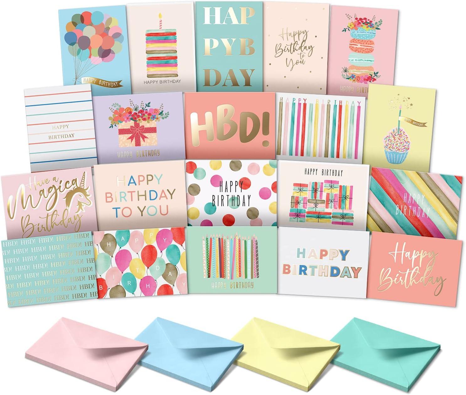 Surprising Insight: 48-Piece Birthday Cards with 12-Month Guarantee - No More Same Cards!