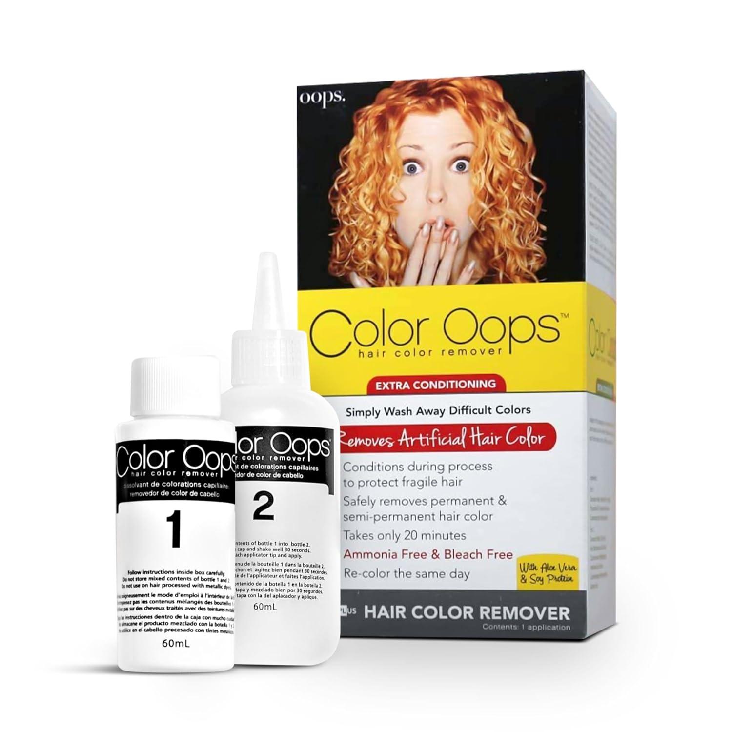 Color Oops Hair Color Remover Showdown: 20-Minute Process (Ammonia-Free!)