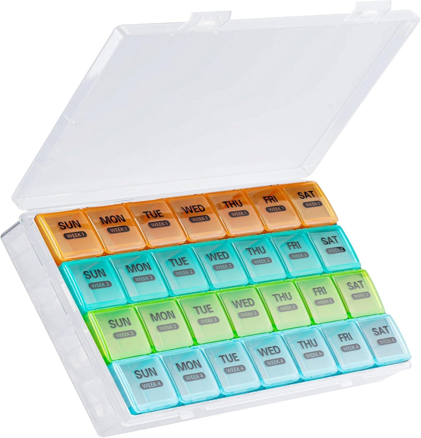 Surprising Insight: 28-Day Travel Pill Box for Seniors Kids Arthritis Patients (Safe, Durable, Easy Use)