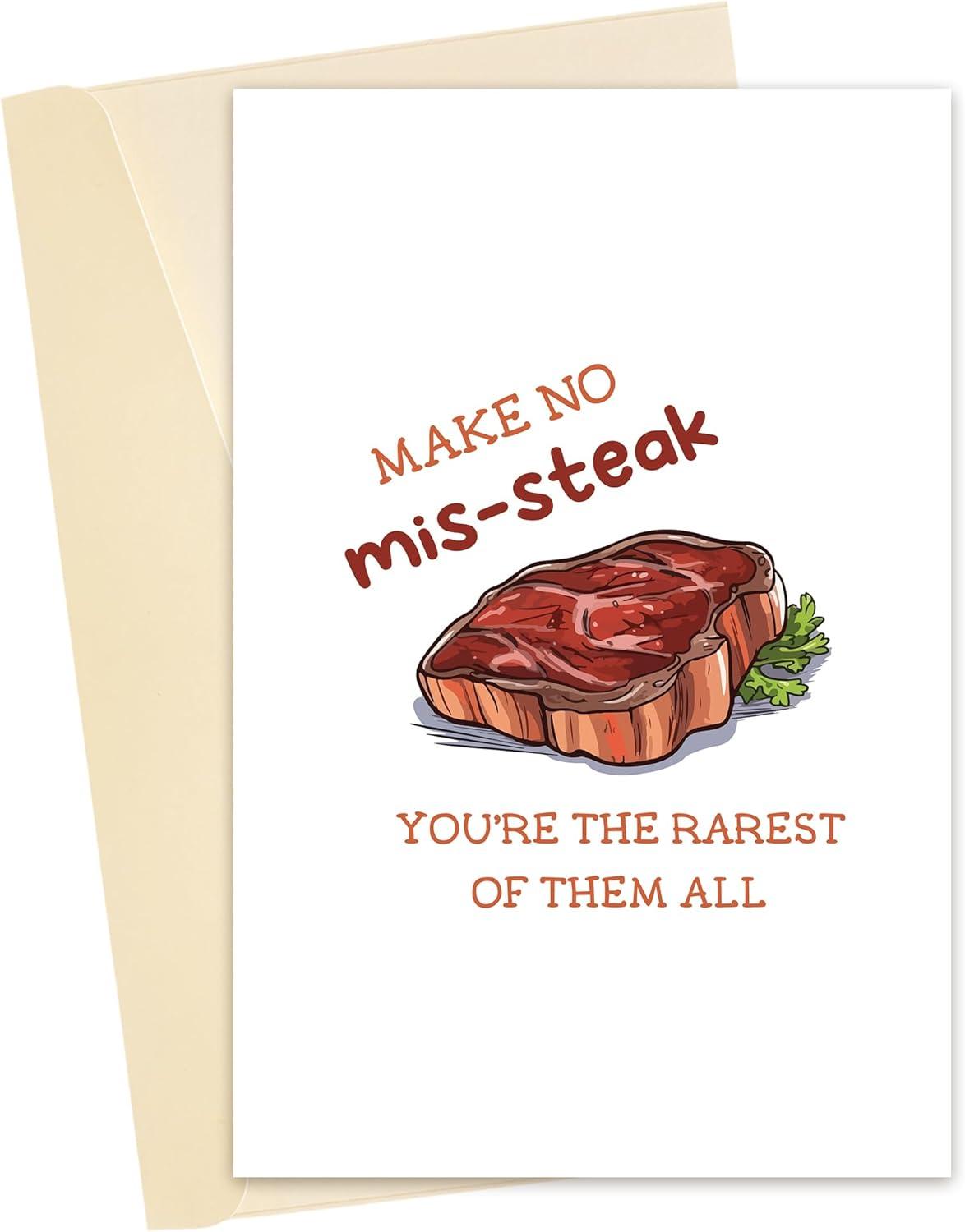 Humor, Food Pun, & Steak Joke Greeting Cards Showdown: Surprise for Any Occasion