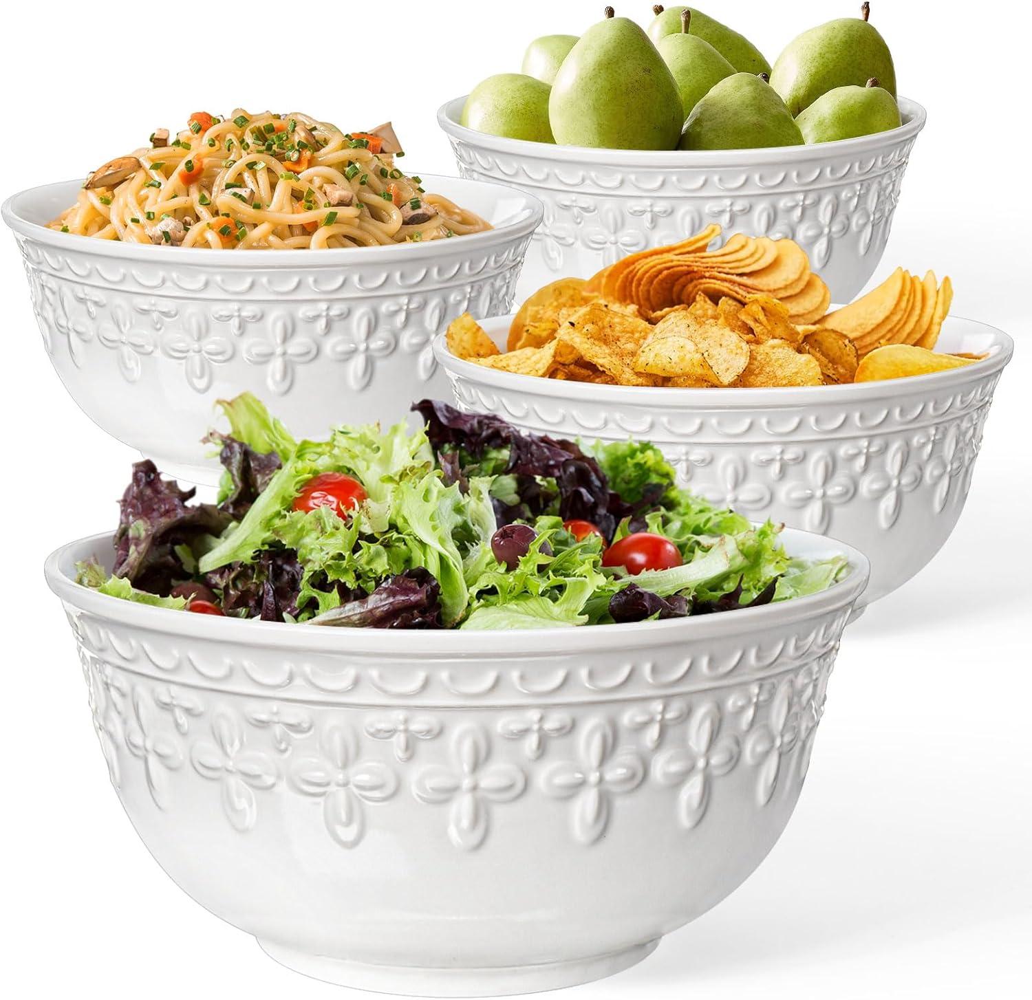 Surprising Embossed Bowls: Stylish, Safe & Stackable