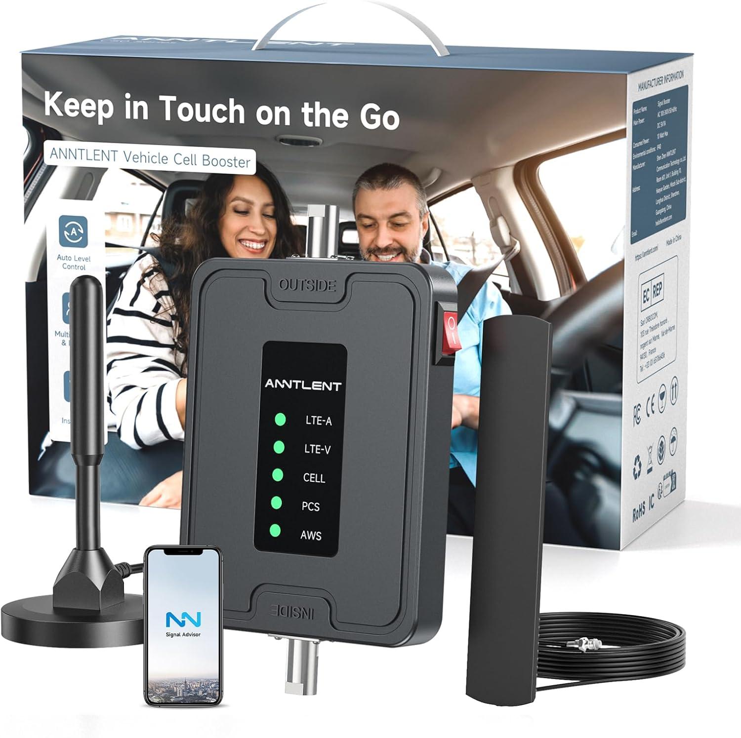 Surprising Multi-Band Signal Booster for Car, SUV: FCC Approved, Multi-User, No Setup Hassle