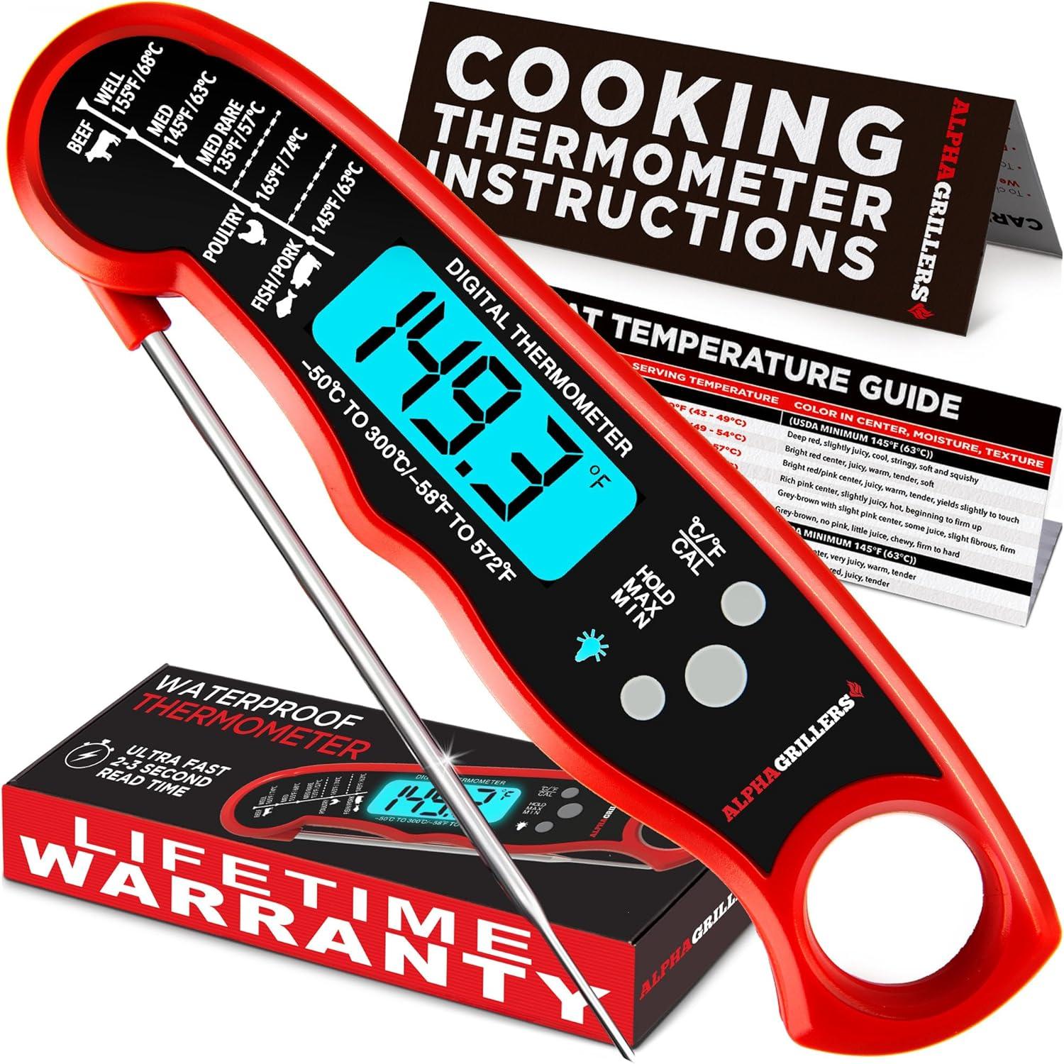 Alpha Grillers' Instant Read (Probe) Tested in BBQ vs Kitchen Essentials Showdown