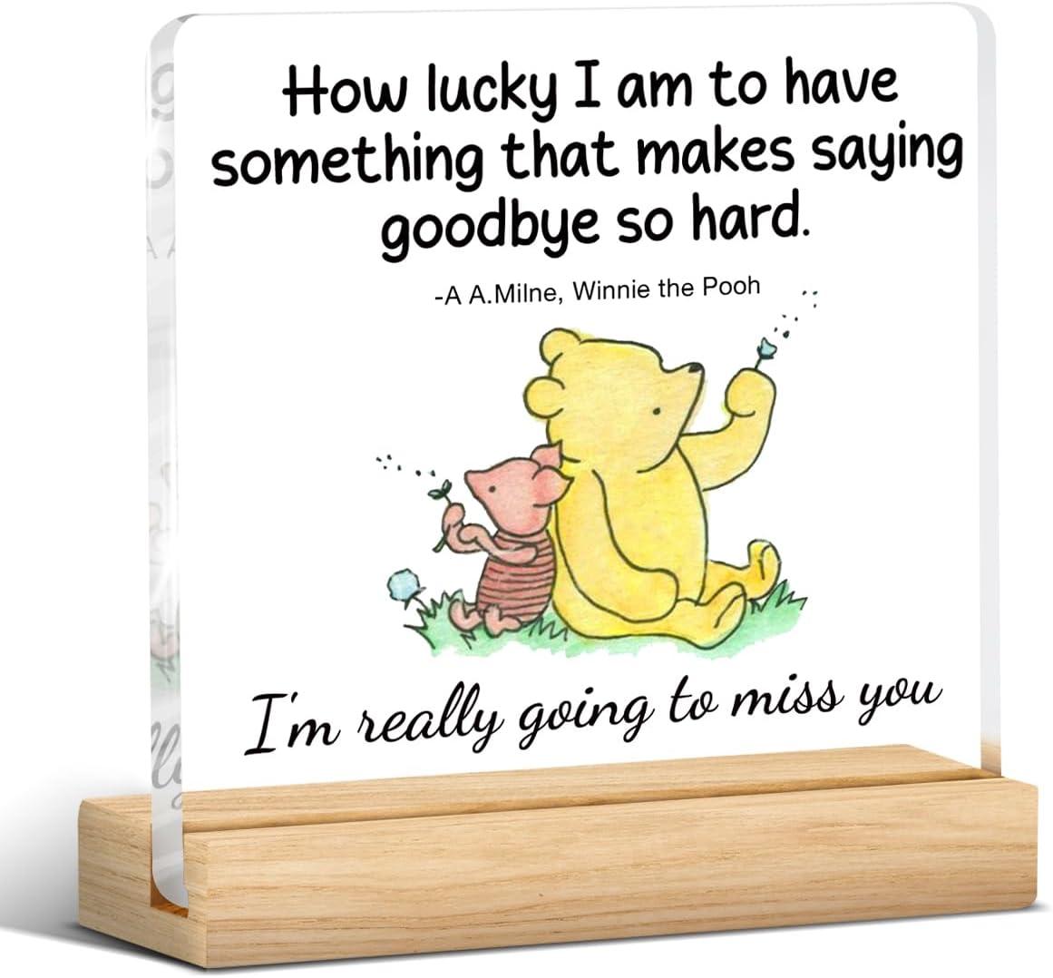 Tested: Gender-Neutral, Versatile, & Acrylic Desk Signs for Goodbyes (How Lucky!)