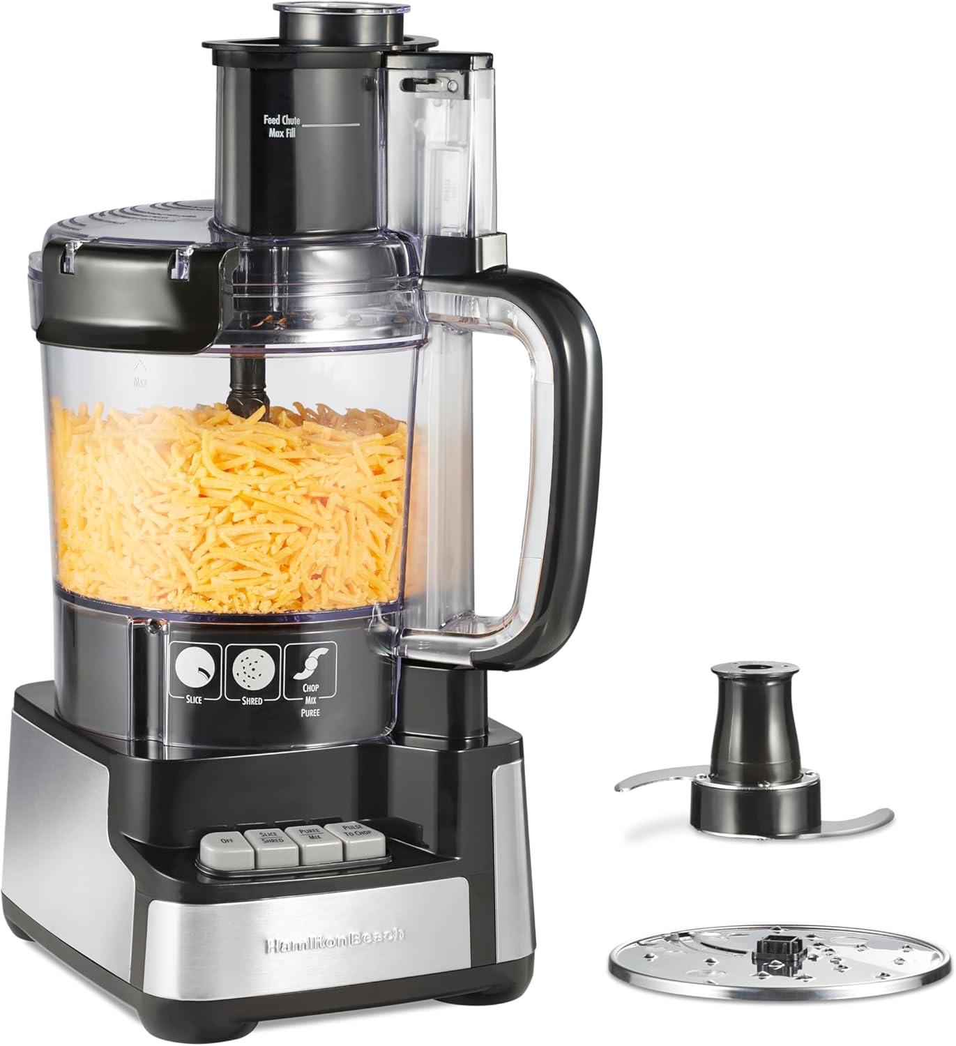 Surprising 12-Cup Food Processor: Stack & Snap Tech for Mess-Free Prep