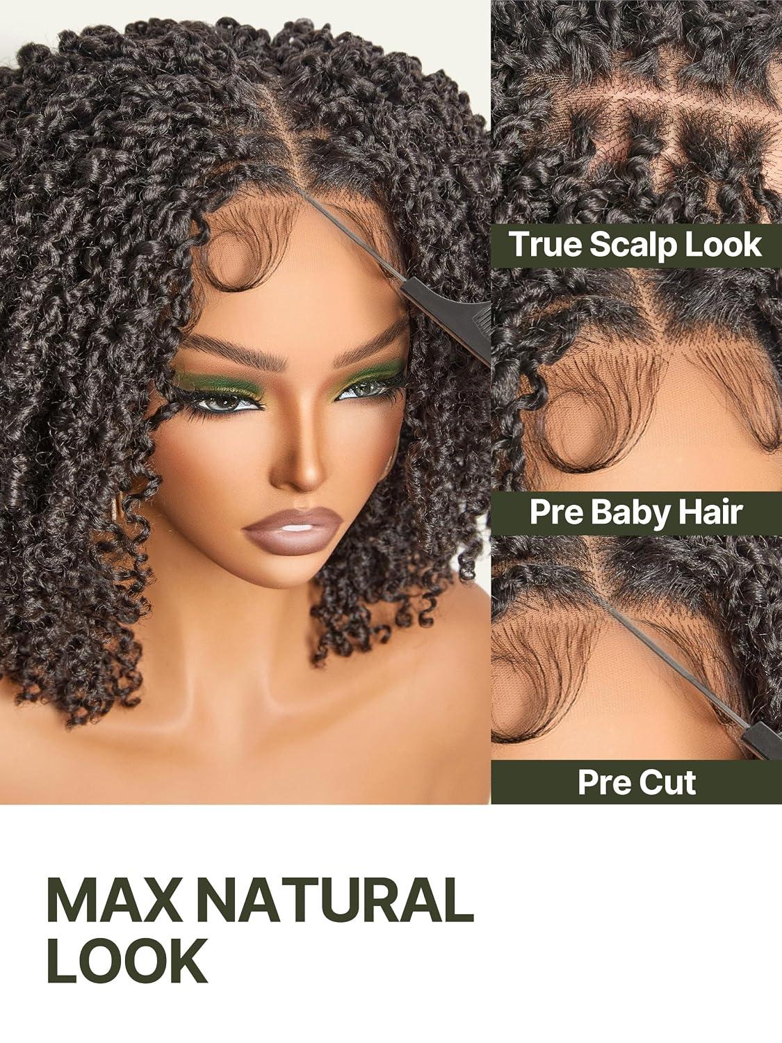 Best Wigs for Women - Frodio Curly Lace Frontal 12'' Micro Twist Review