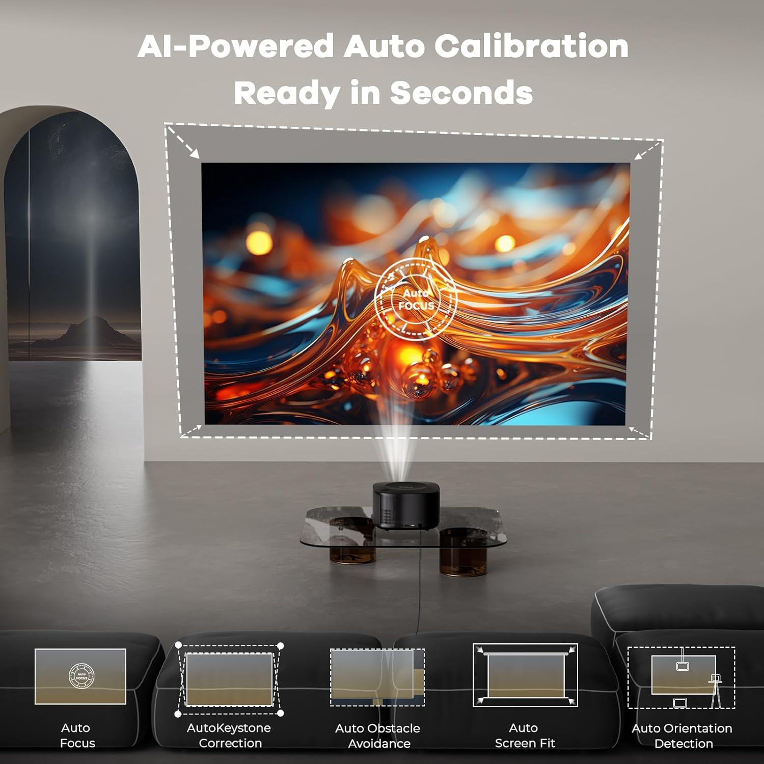 Best 4K Outdoor Projector - WiFi/Bluetooth 3500 Bright Dolby Audio Review
