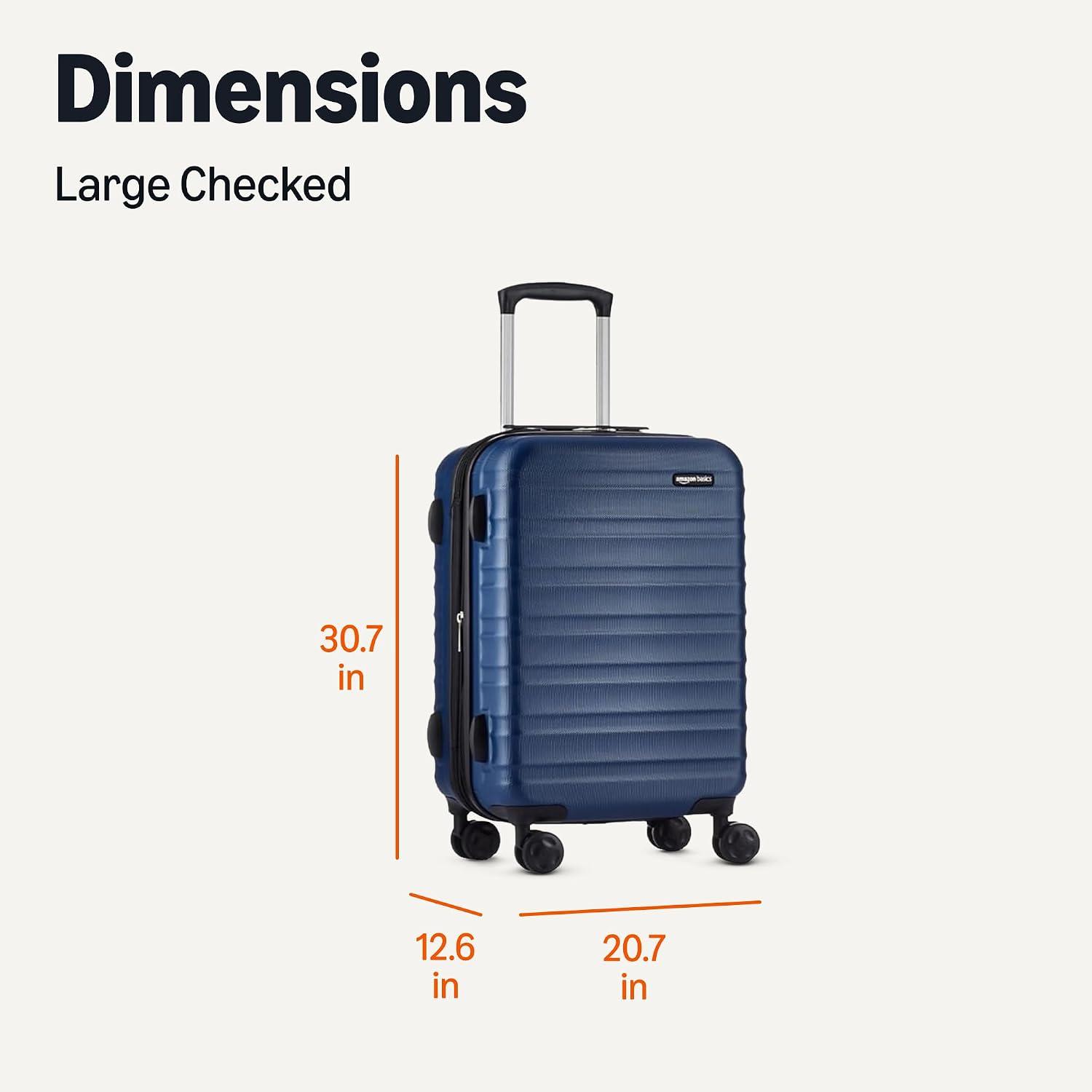 Best Luggage - Amazon Basics 30" Hardside Checked Spinner, Expandable Review