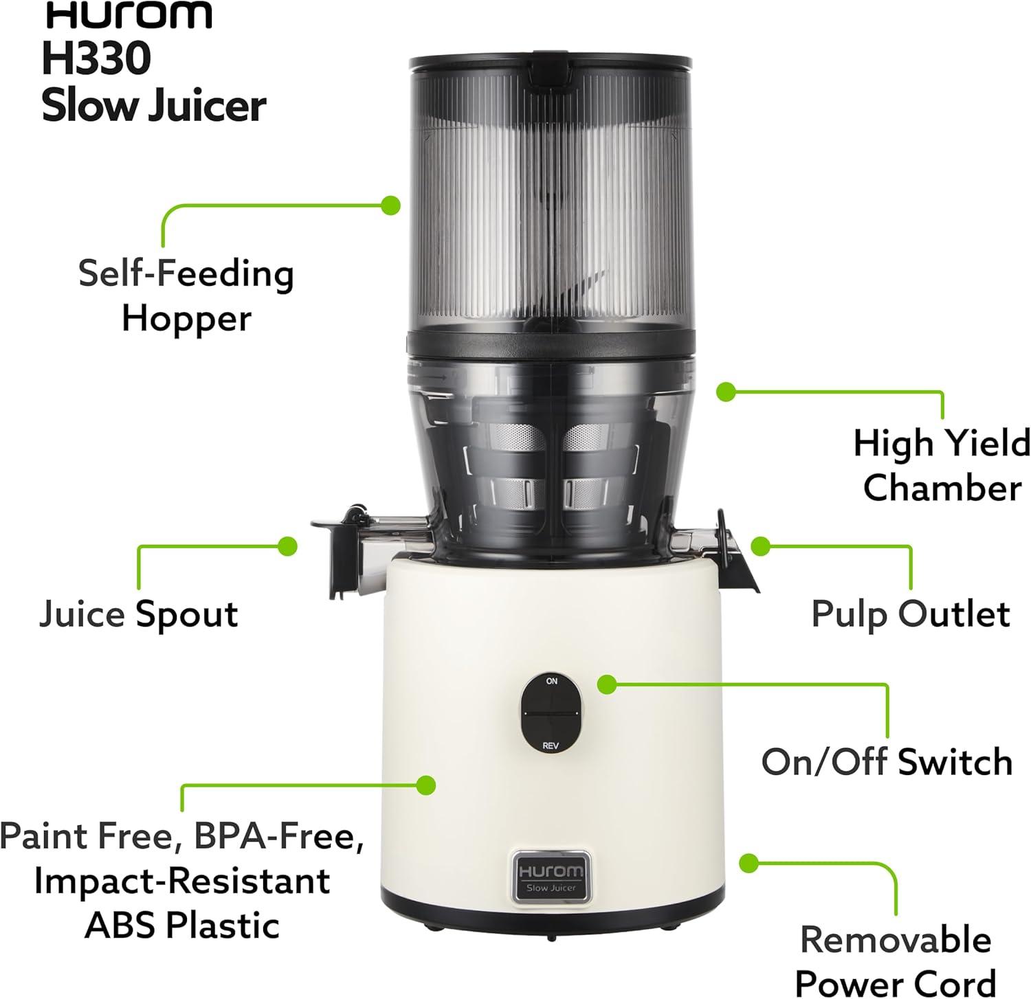 Best Juicer - Hurom H330 Cold Press Juicer Machine Review