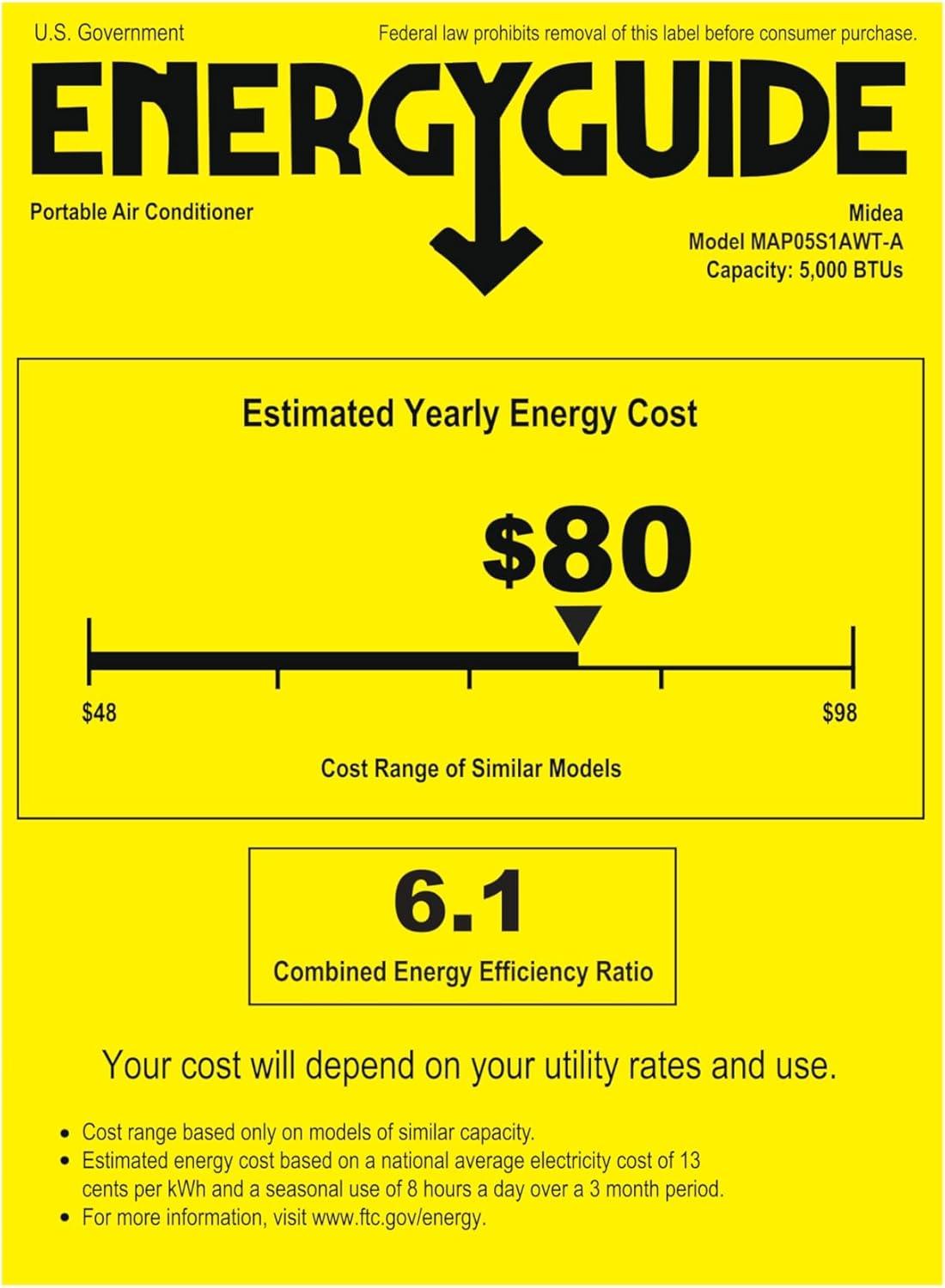 Best Portable AC - Midea 8,500 BTU ASHRAE (5,000 BTU SACC) Review