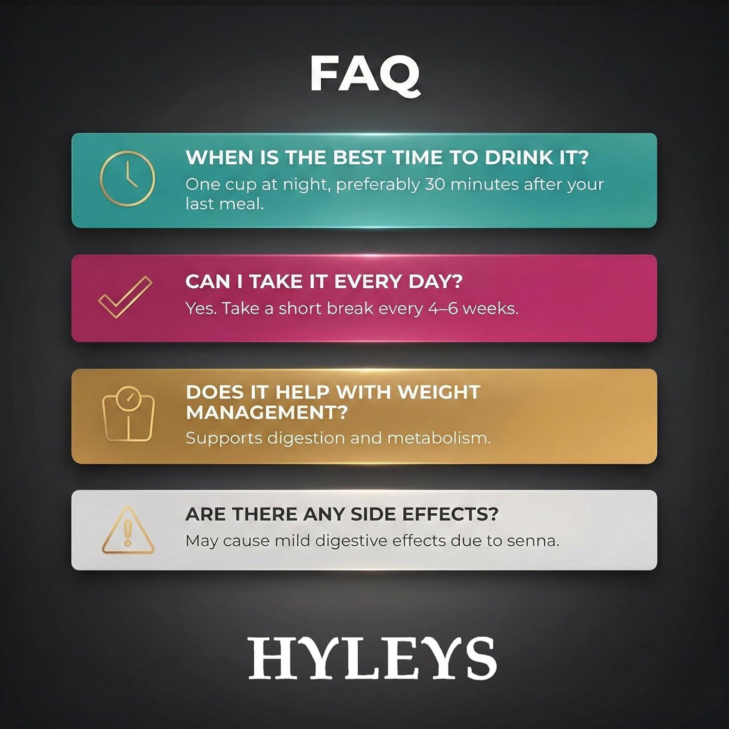 Best Slim Tea for Weight Loss - HYLEYS Detox & Digestive Support Review