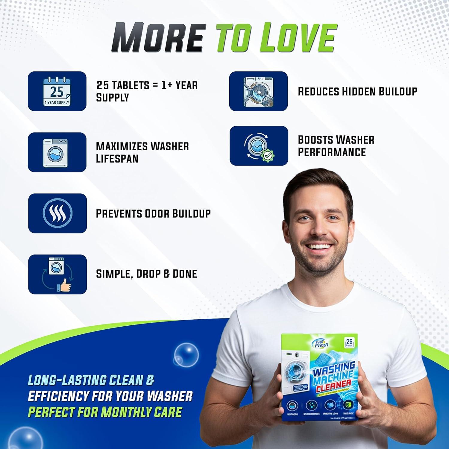 Best Washing Machine Cleaner - True Fresh 25 Pack for All Washers Review