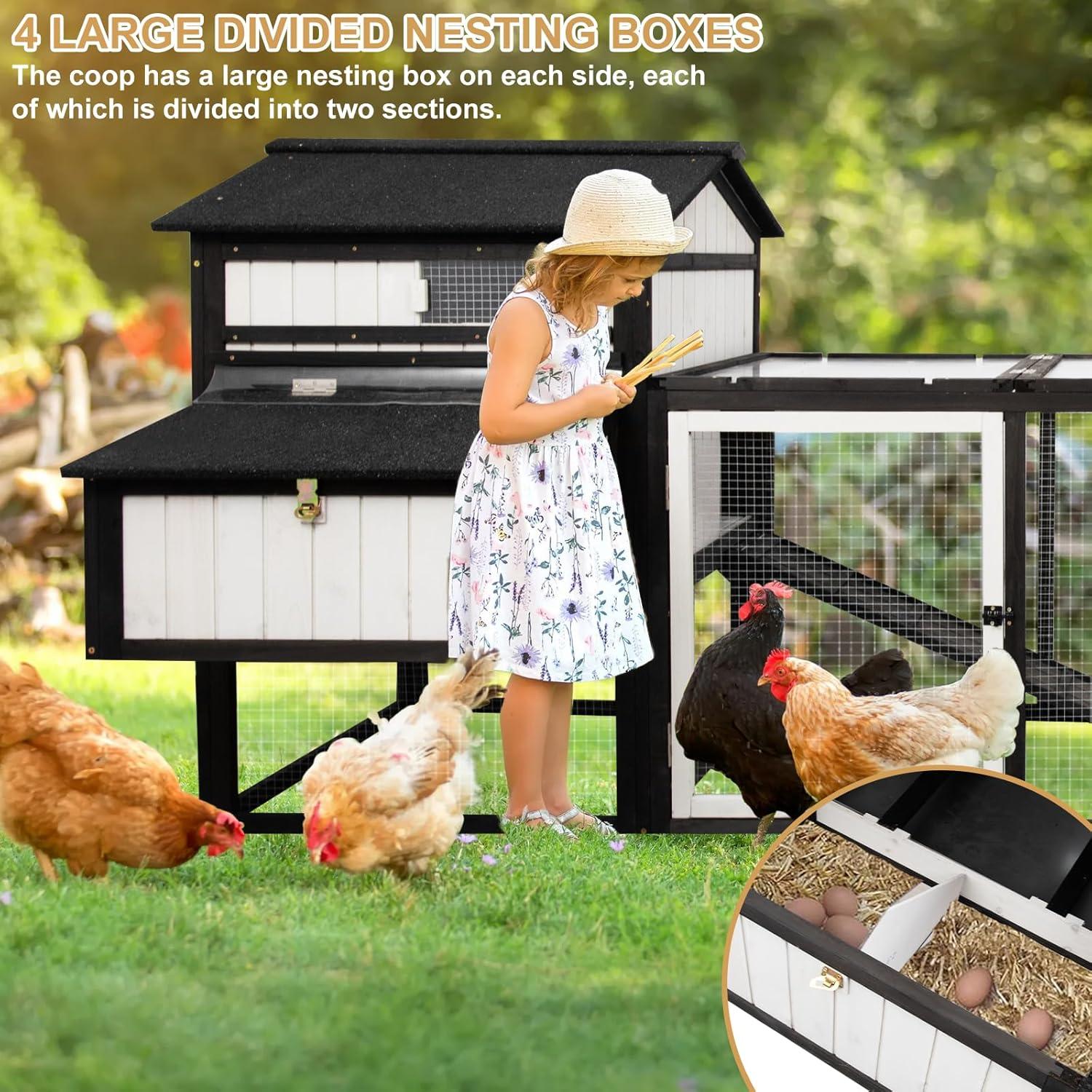Best Chicken Coop & Run - PetsCosset 116 Large Hen House Review