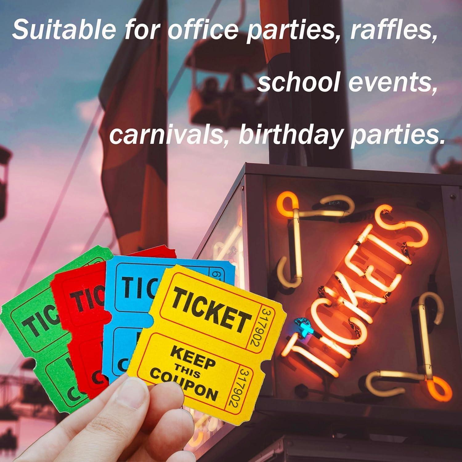 Best Event Raffle Tickets - Homrelaxy 4800 Double Raffle Tickets Review