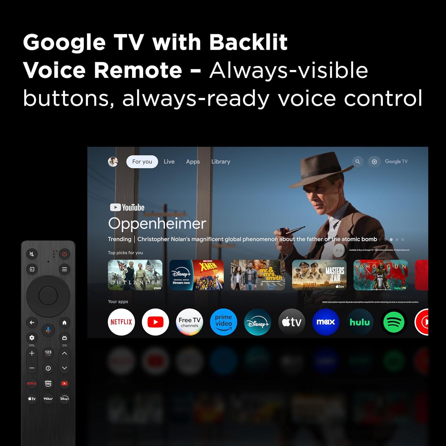 Best Smart TV - TCL 55 Inch T7 Series 4K QLED HDR Google TV Review