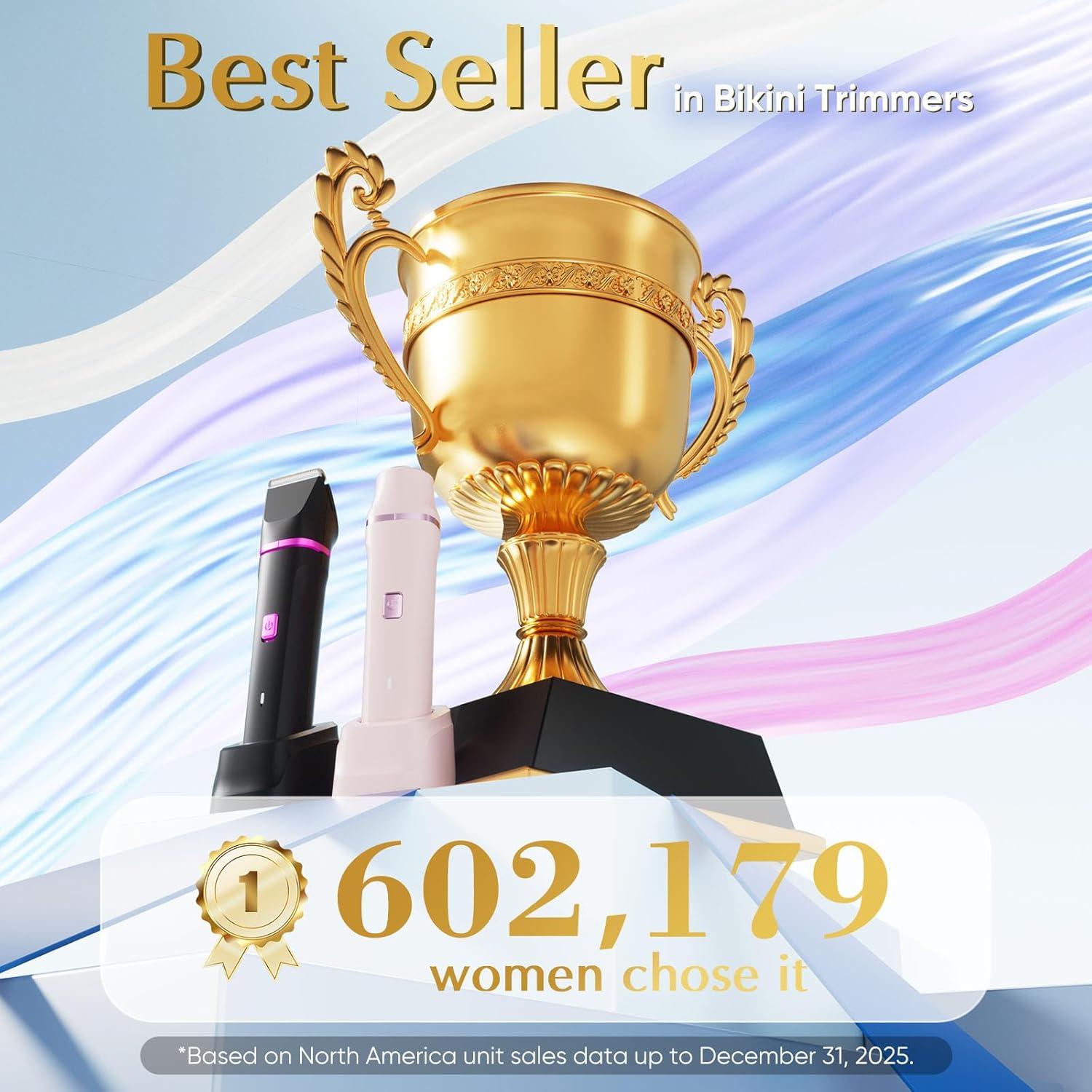 Best Bikini Trimmer - Risina Painless Electric Women’s Razor Review