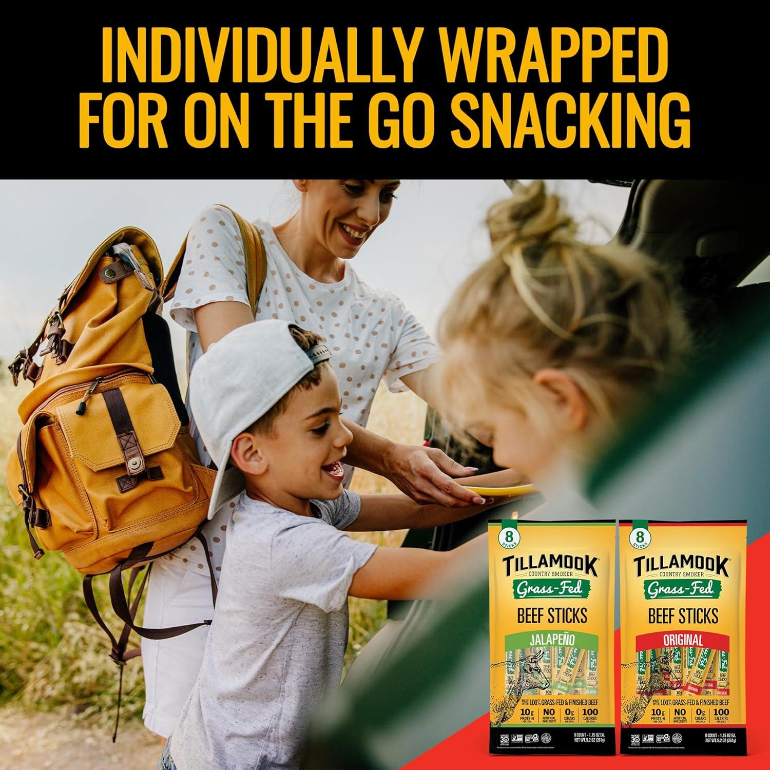 Best Protein Snacks - Tillamook Grass-Fed Beef Sticks Review
