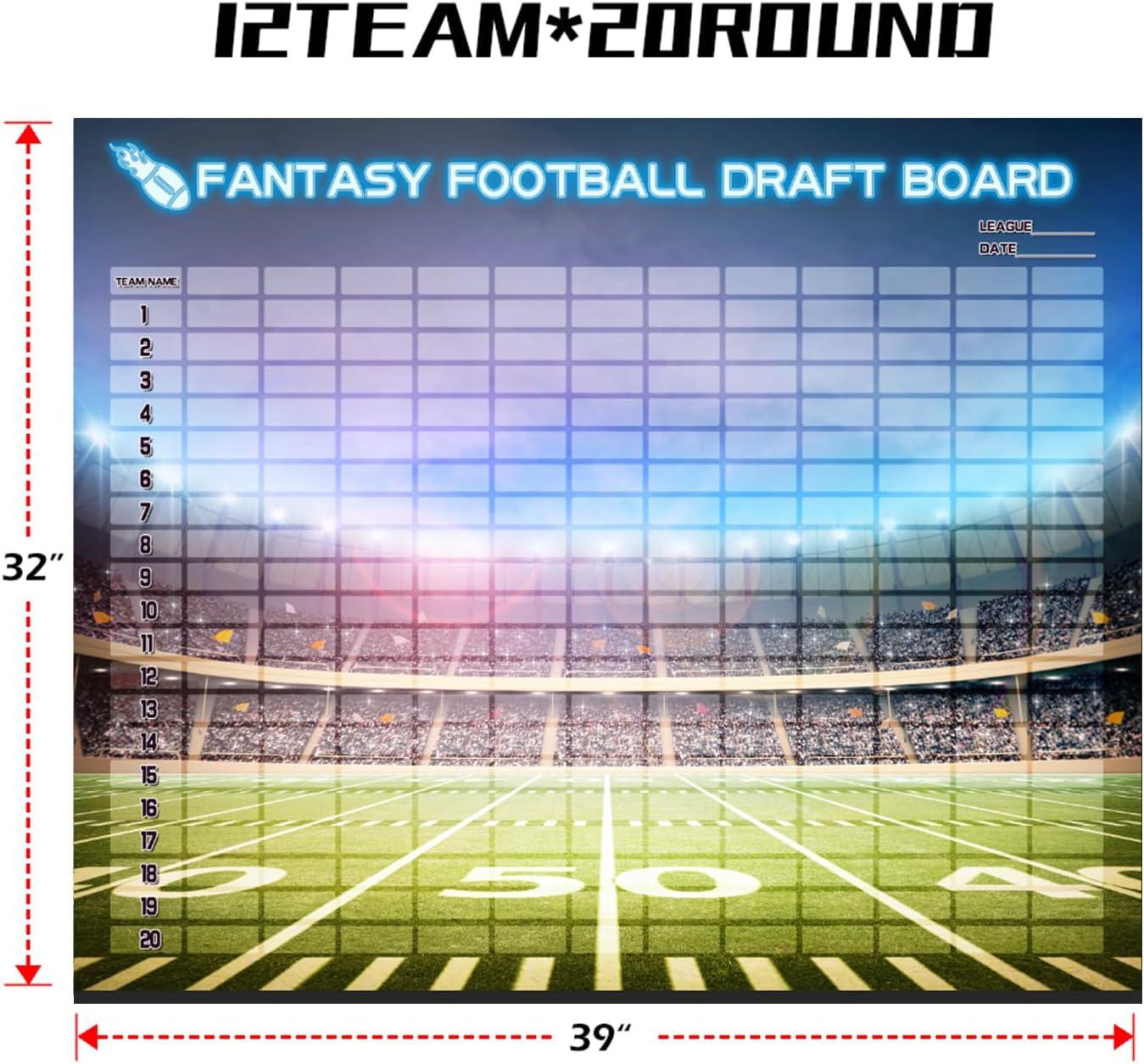 Best Fantasy Football Draft Board - 2026 Kit with 600+ Player Labels Review