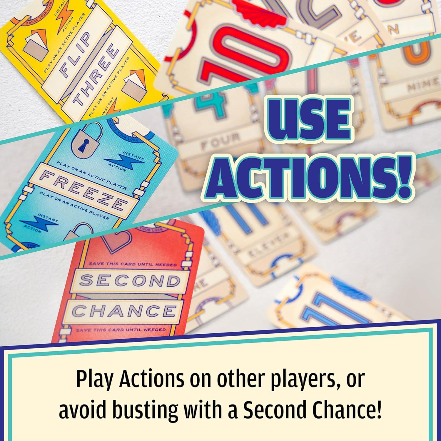 Best Card Game - USAOPOLY Flip 7, Fun Strategy & Press Your Luck
